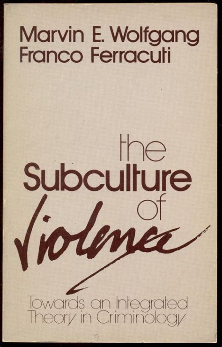 Who introduced the subculture of violence theory?