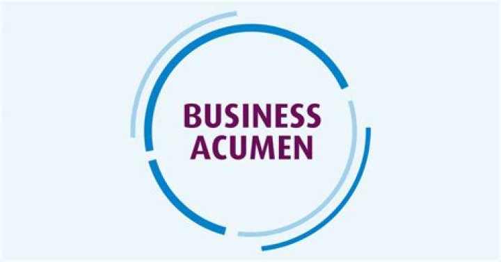 Who is a business acumen?