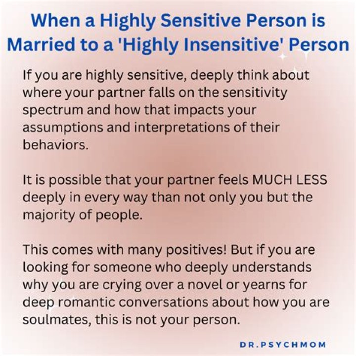 Who is an insensitive person?