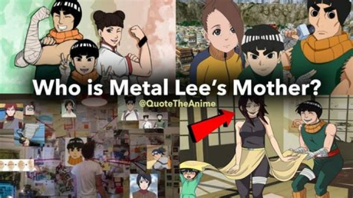 Who is metal lee's mother in boruto?