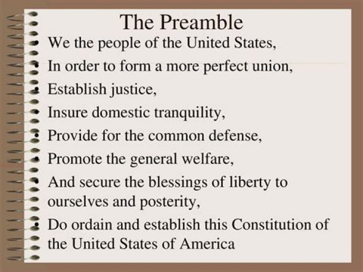 Who is our posterity in the preamble?