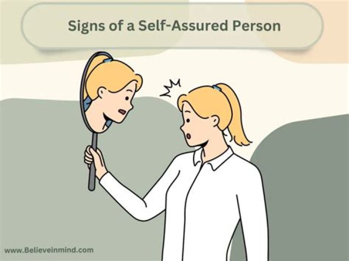 Who is self assured person?