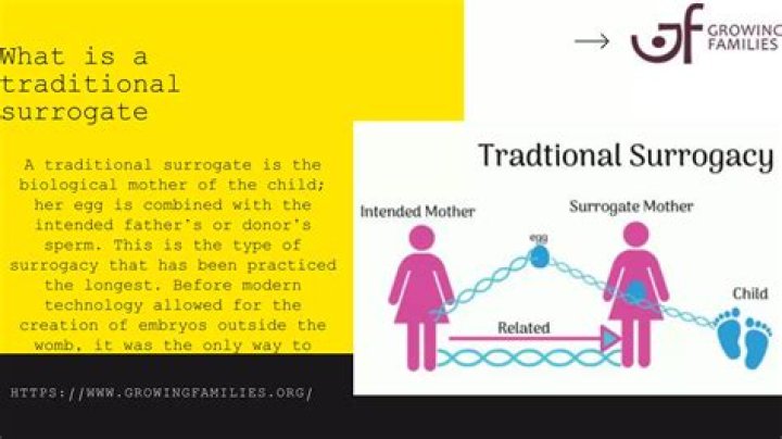 Who is the biological mother in surrogacy?