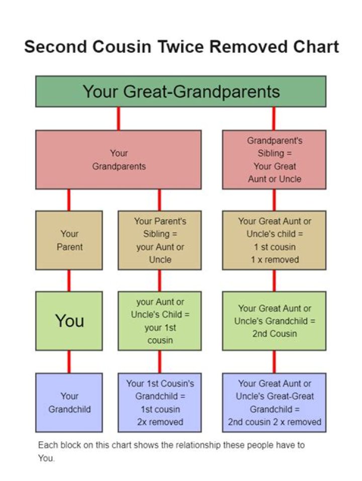 Who is your cousin twice removed?
