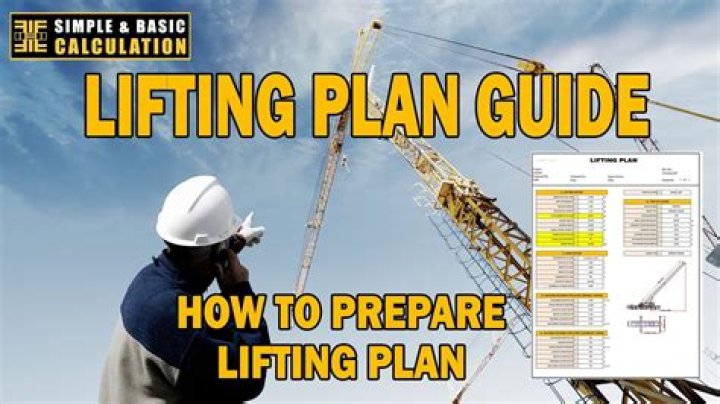 Who make lifting plan?