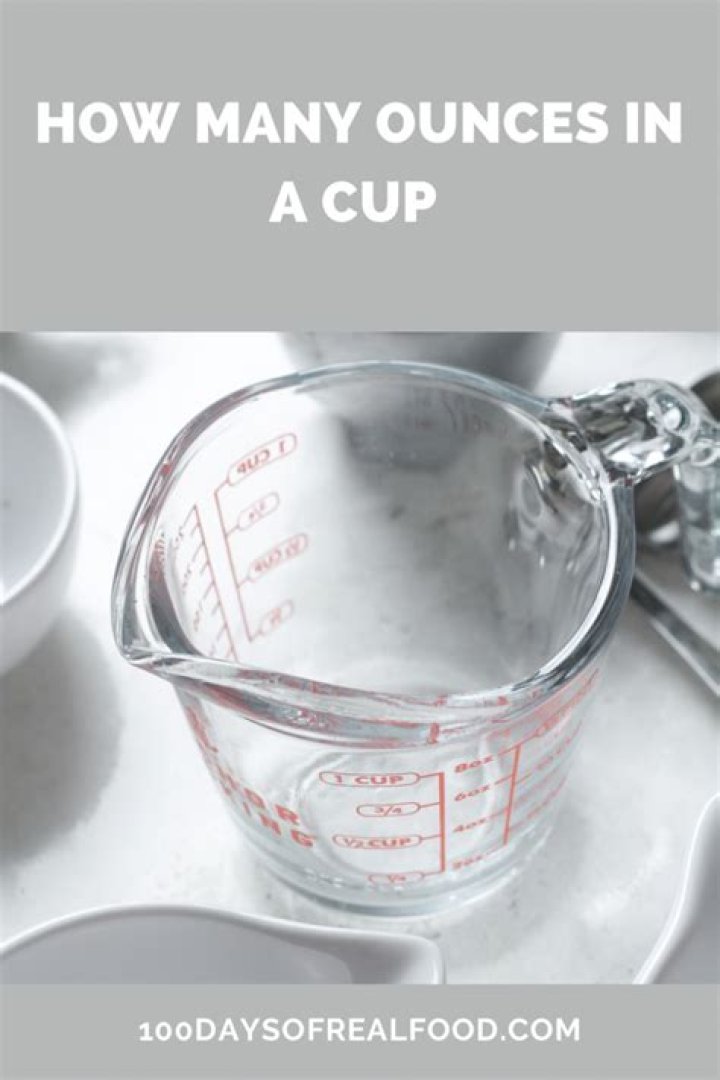 Who many ounces in a cup?