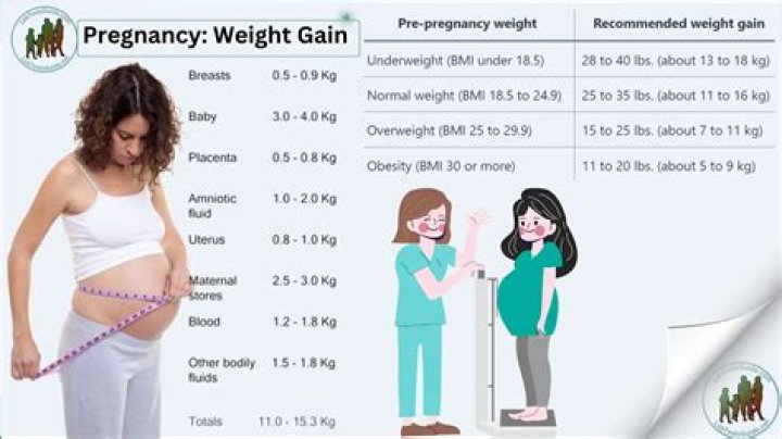 Who much weight to gain during pregnancy?