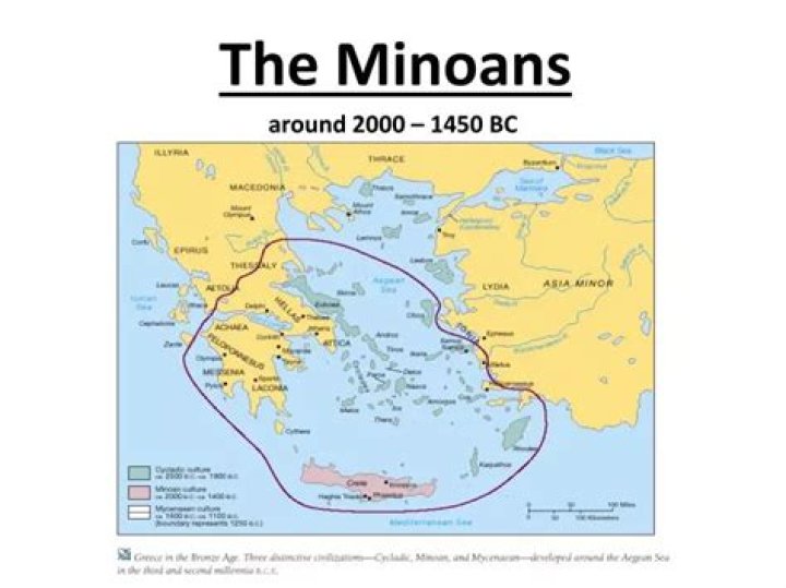 Who ruled the minoans?