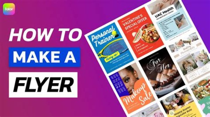 Who to make a flyer?