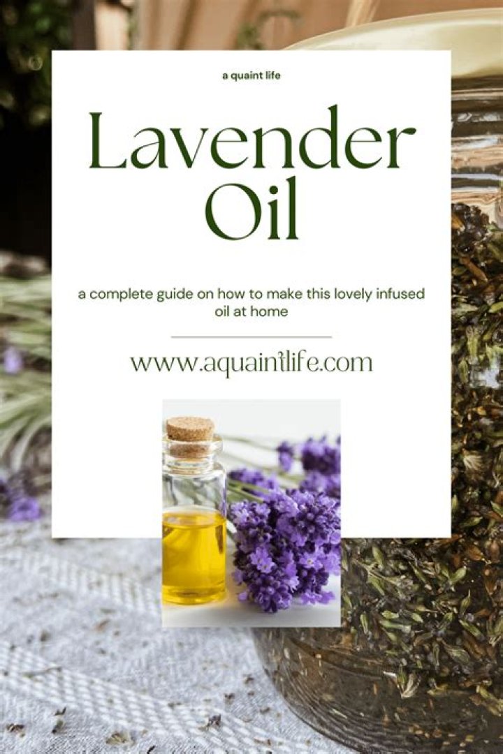 Who to make lavender oil?