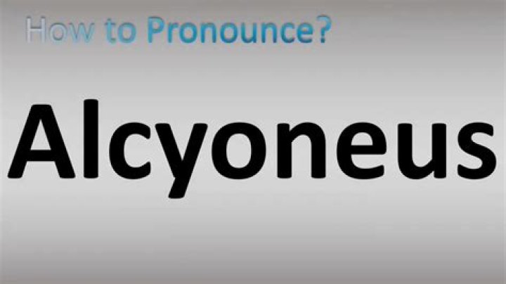 Who to pronounce alcyoneus?