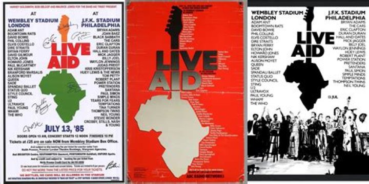 Who was at live aid?