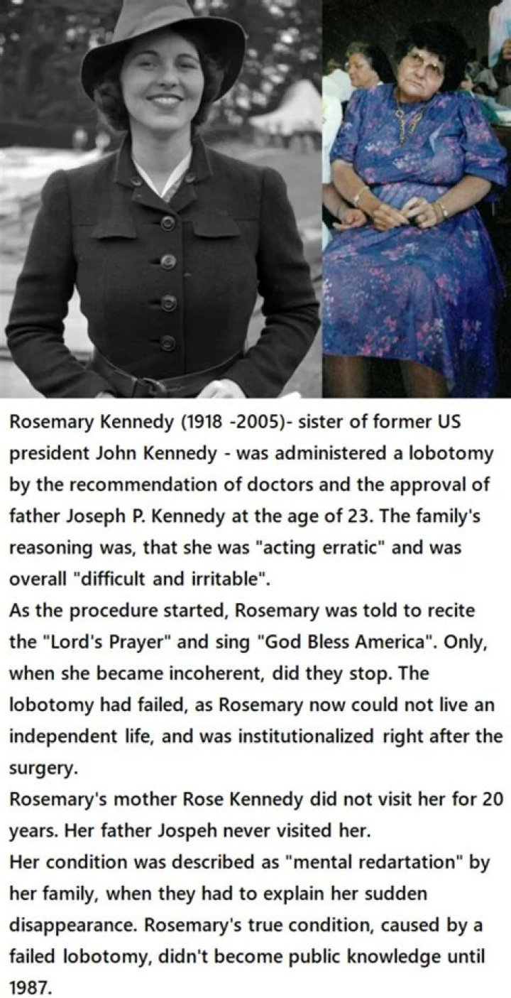 Who was the kennedy daughter lobotomized?