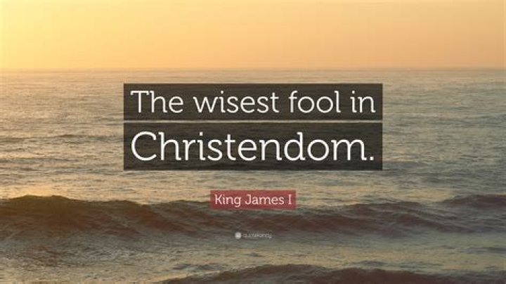 Who was the wisest fool in christendom?