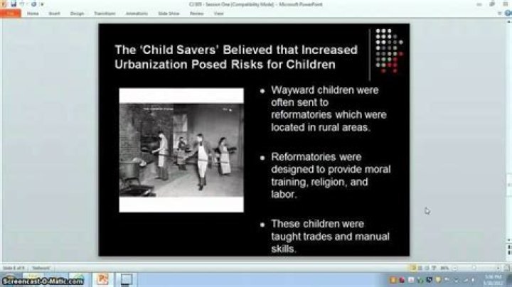 Who were the child savers?