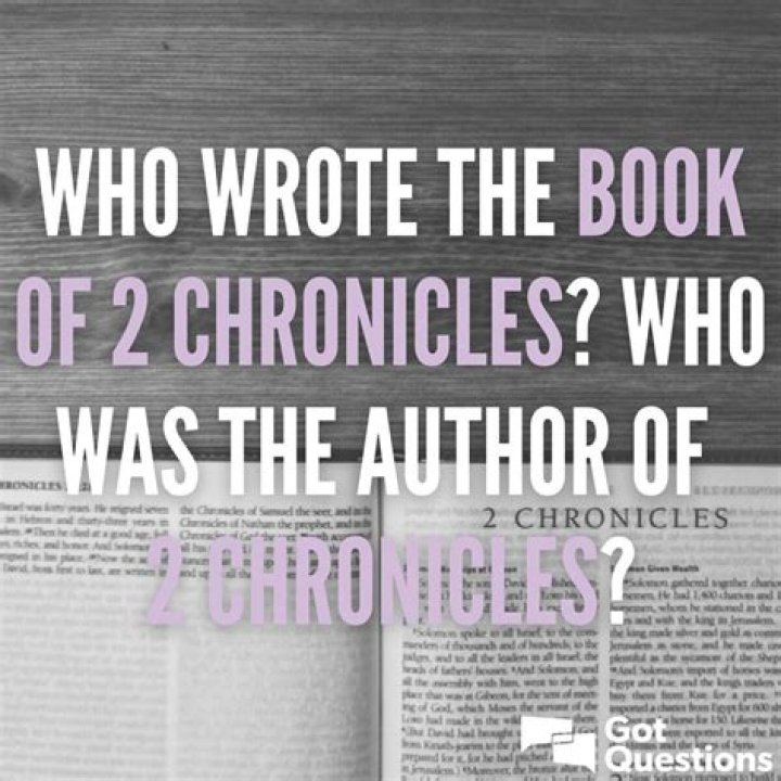 Who wrote 2 chronicles?