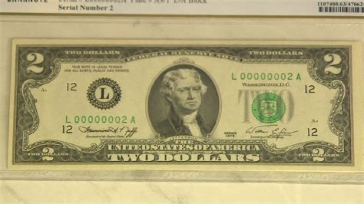 Whose face is on the 2 dollar bill?