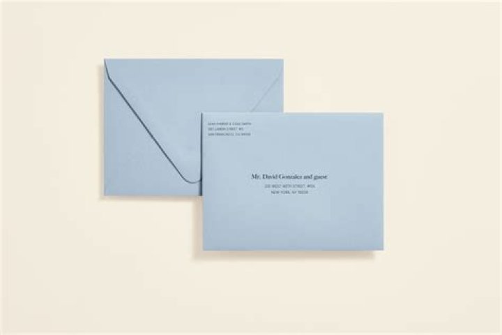 Whose name goes first on an envelope?