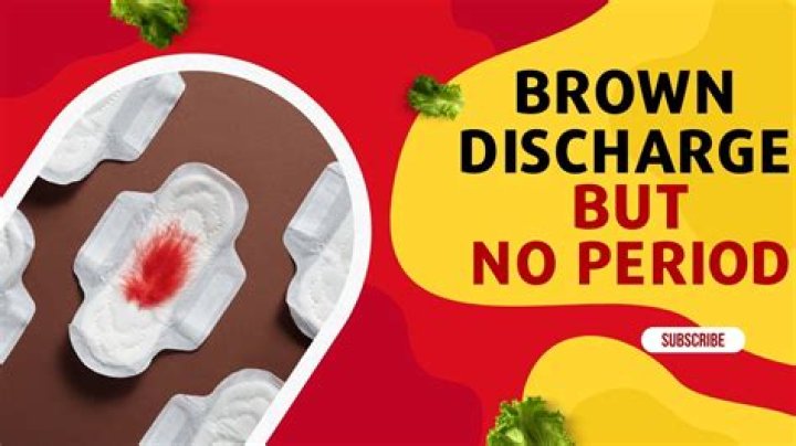 Why after period brown discharge?