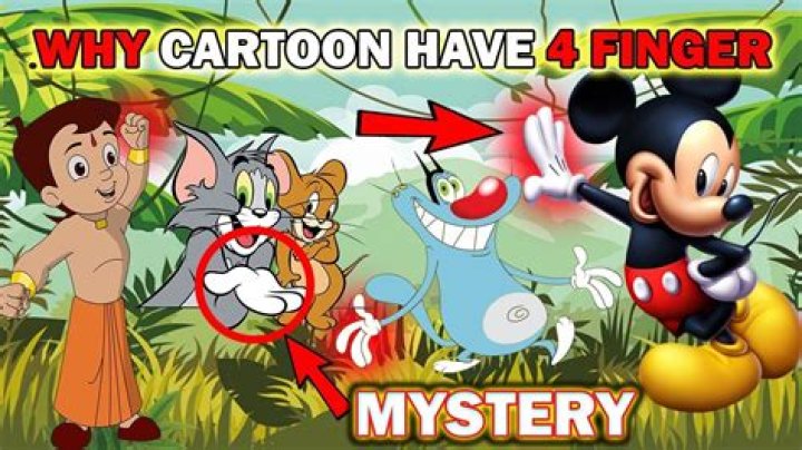 Why animated characters have 4 fingers?
