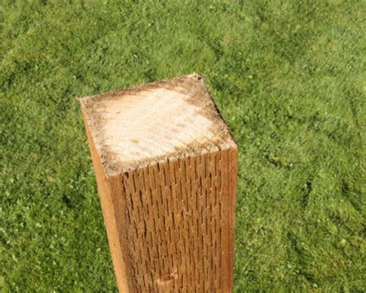 Why are fence posts incised?