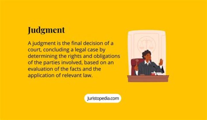 Why are judgments so important?