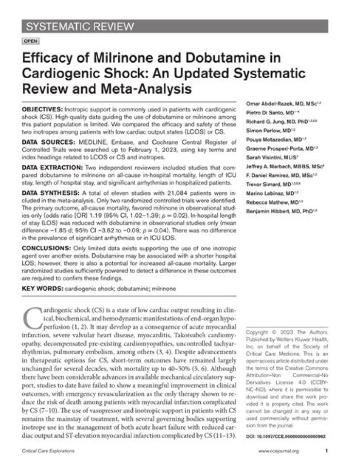 Why choose milrinone over dobutamine?
