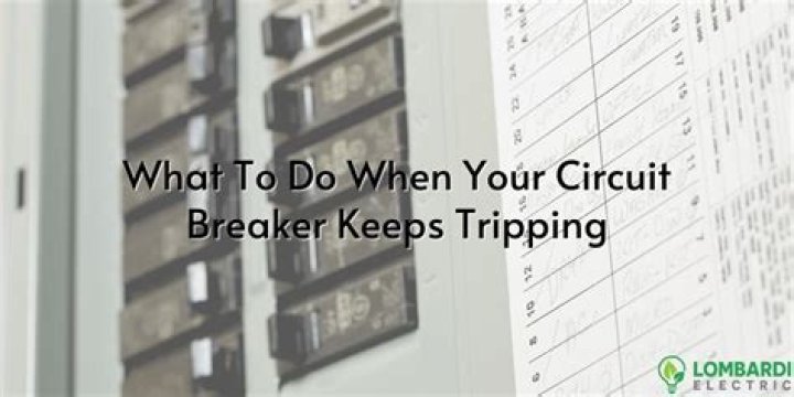 Why circuit breaker keeps tripping?