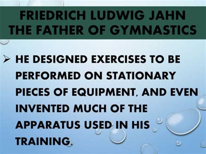 Why did friedrich jahn invent gymnastics?