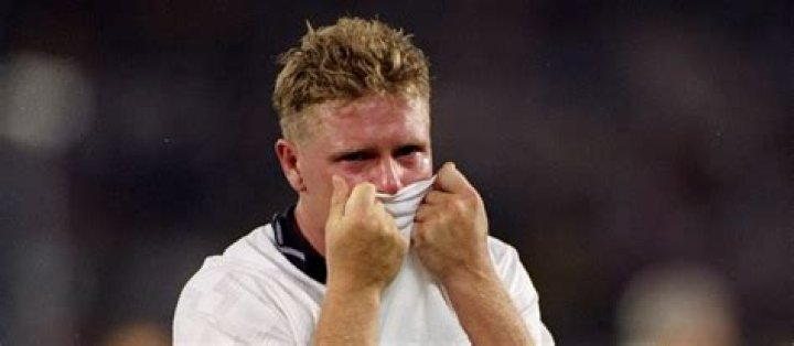 Why did paul gascoigne cry?