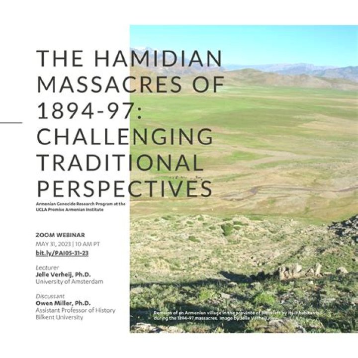 Why did the hamidian massacres occur?