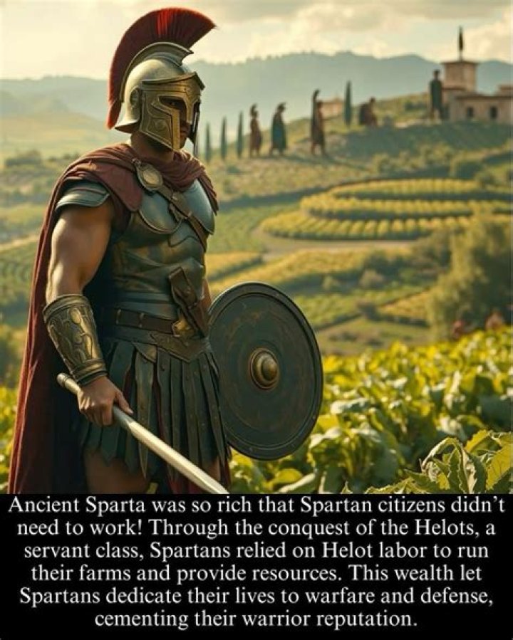Why did the spartans need the helots?
