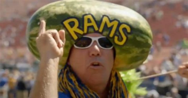 Why do rams fans wear watermelons?