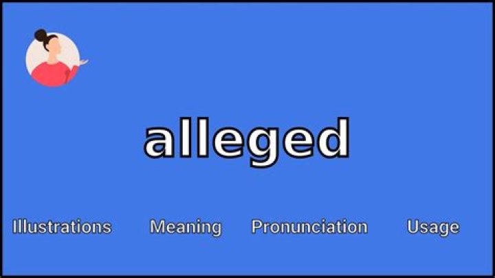 Why does alleged mean?