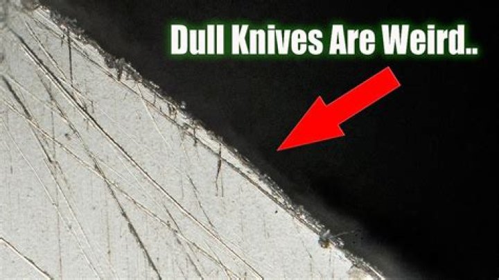 Why does cutting paper dull a knife?
