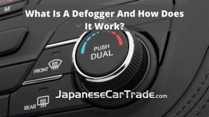 Why does defogger work?