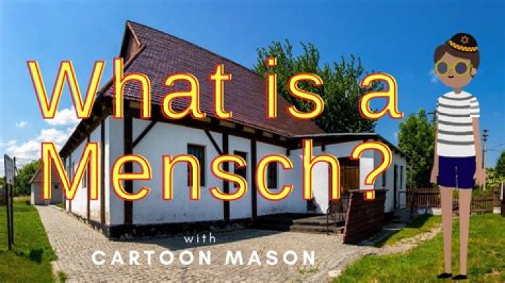 Why does mensch mean?