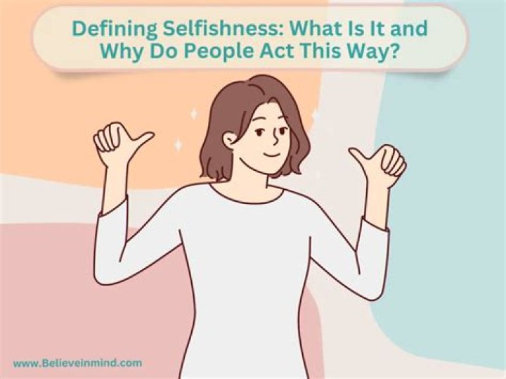 Why does selfishness never bring joy?