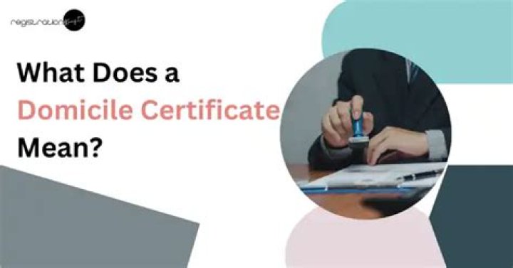 Why domicile certificate is required?