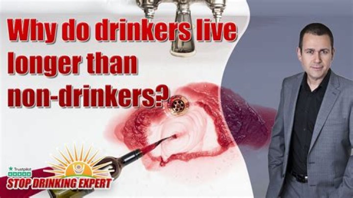 Why drinkers live longer?