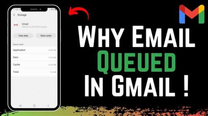 Why email queued in gmail?