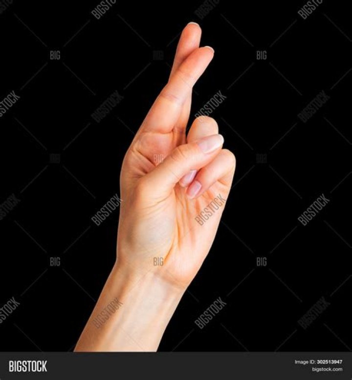 Why fingers crossed for good luck?