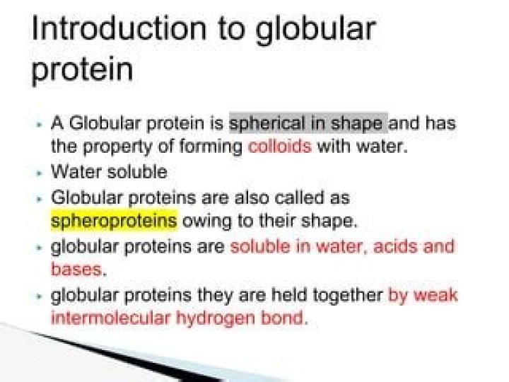Why globular proteins insoluble in water?
