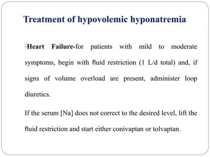 Why hyponatremia in heart failure?