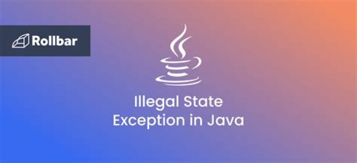 Why illegalstateexception in java?
