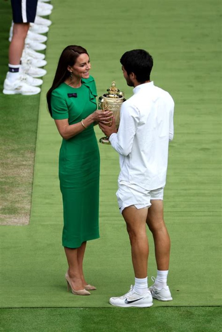 Why is kate middleton at wimbledon?