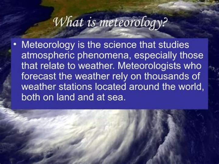 Why is meteorology important to geology?