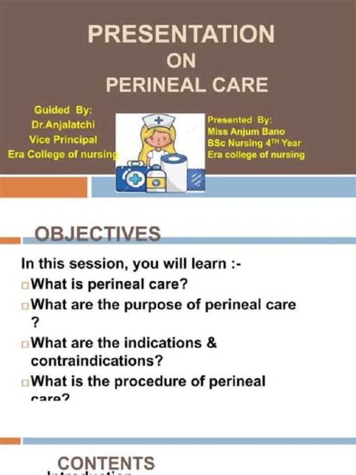 Why is perineal care?