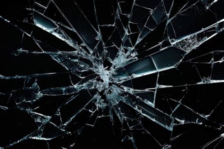 Why is smashed glass a hazard?