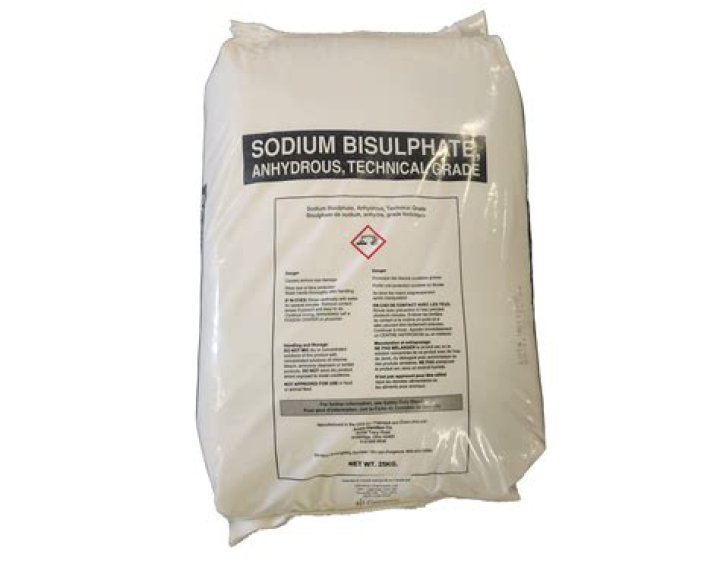 Why is sodium bisulfate used?